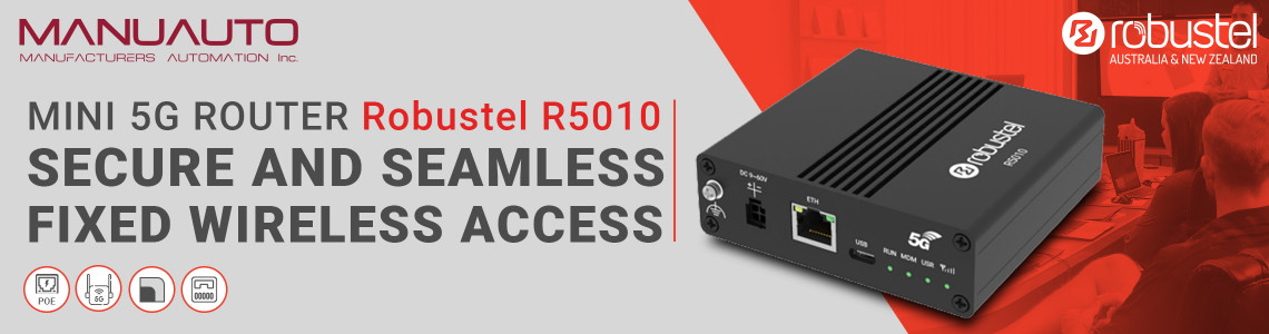 Robustel R5010 – Mini 5G Router for Industrial & Enterprise Applications