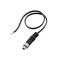 MOXA CBL-PJ21NOPEN-BK-30 w/Nut Power Cord