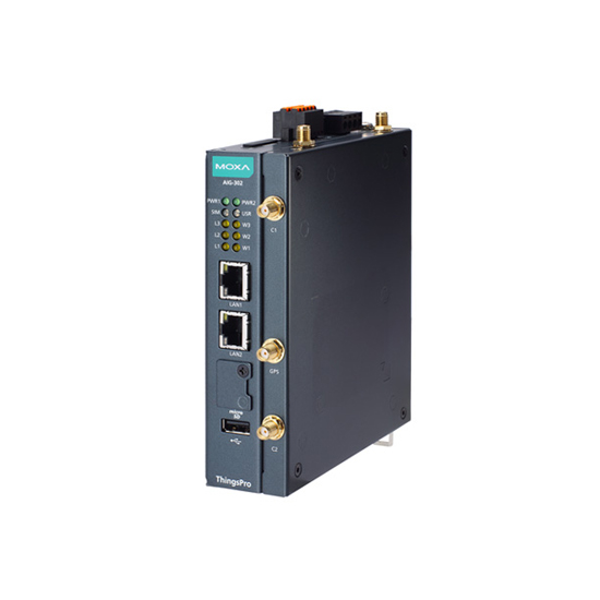 MOXA AIG-302-T-US-AZU-LX Advanced IIoT Gateway