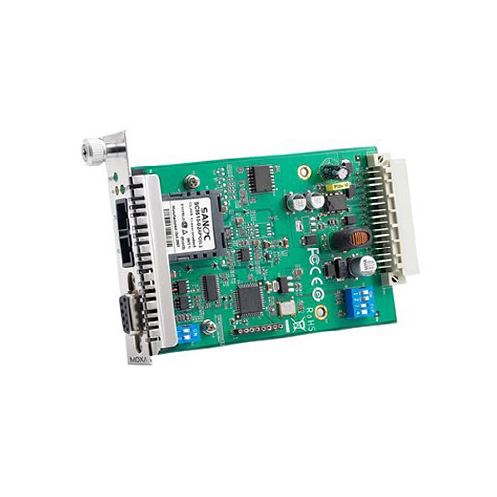 MOXA TCF-142-M-SC-RM Serial to Fiber Slide-in Module | ManuAuto