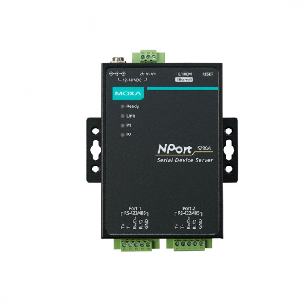 MOXA NPort 5230A w/ Adapter Serial to Device Server ManuAuto