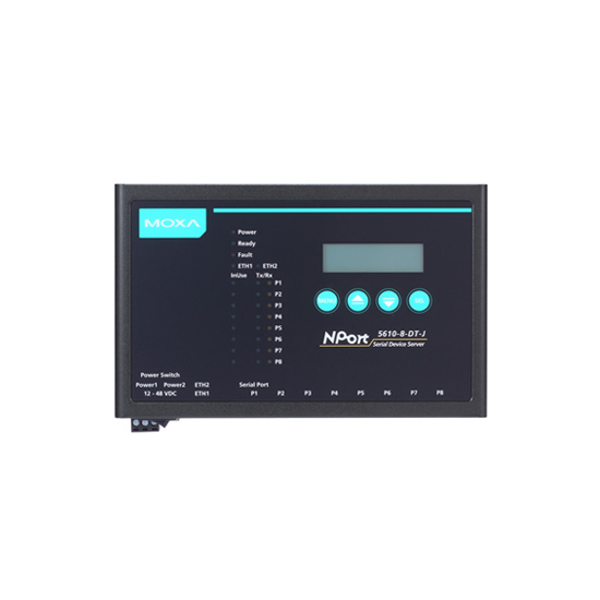 MOXA NPort 5610-8-DT-J Serial to Ethernet Device Server