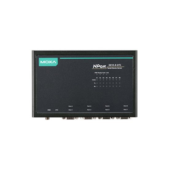 MOXA NPort 5610-8-DTL-T Serial to Ethernet Device Server