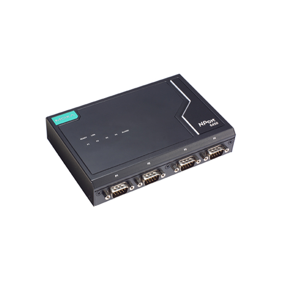 MOXA NPort 6450-2S-SC-G2-T Serial to Ethernet Device Server