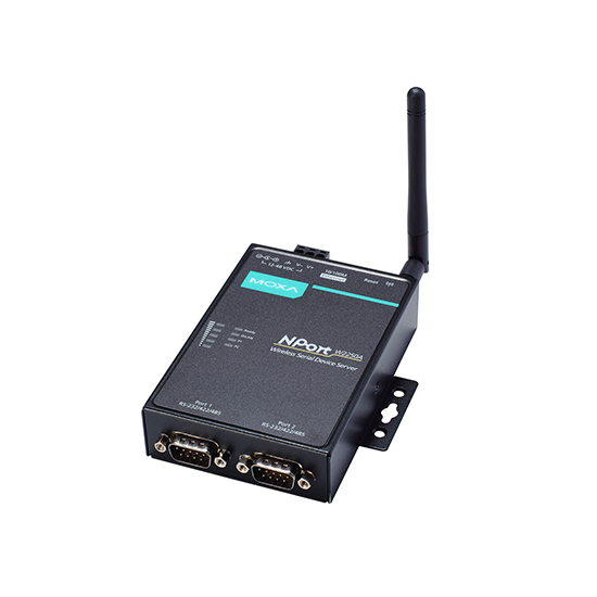 MOXA NPort W2250A-T-US Serial to Wireless Device Server MOXA NPort W2250A-T-US Serial to Wireless Device Server