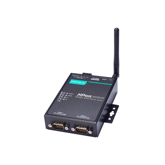 MOXA NPort W2250A-W4-T-US Serial to Wireless Device Server