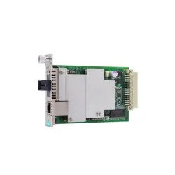 MOXA CSM-400-1224 slide-in Ethernet-to-Fiber Media Converter