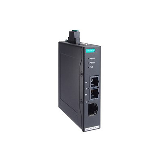 MOXA IMC-P21GA-G2-LX-SC Ethernet to Fiber Converter