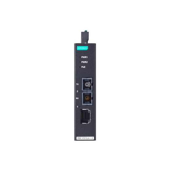 MOXA IMC-P21GA-G2-LX-SC Ethernet to Fiber Converter