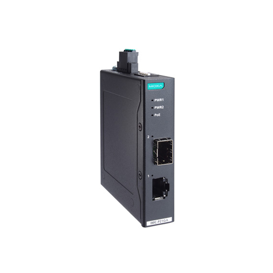 MOXA IMC-P21GA-G2 Ethernet to Fiber Converter