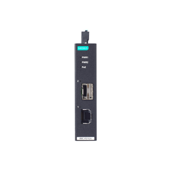 MOXA IMC-P21GA-G2 Ethernet to Fiber Converter