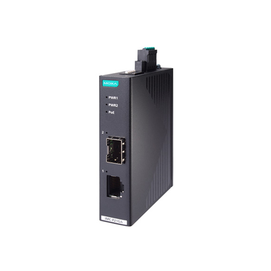 MOXA IMC-P21GA-G2 Ethernet to Fiber Converter