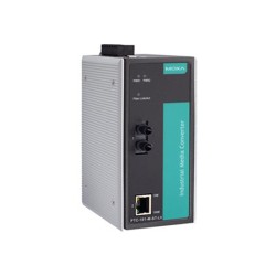 MOXA PTC-101-S-ST-HV Ethernet to Fiber Converter