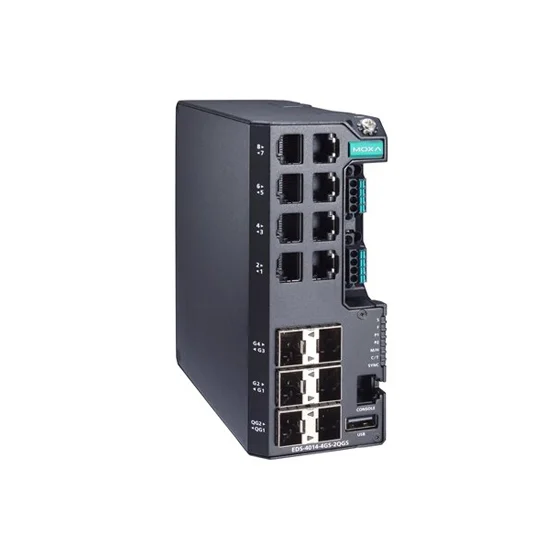 MOXA EDS-4014-4GS-2QGS-HV-T Managed Ethernet Switch