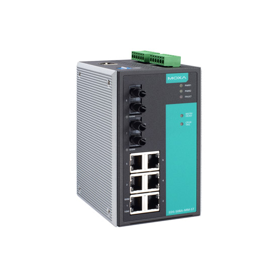 MOXA EDS-508A-MM-ST Managed Ethernet Switch