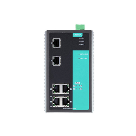 MOXA EDS-P506A-4PoE-T Managed Ethernet Switch