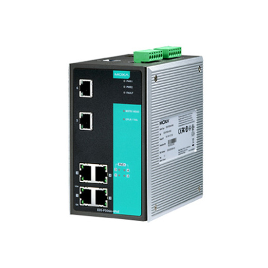 MOXA EDS-P506A-4PoE-T Managed Ethernet Switch