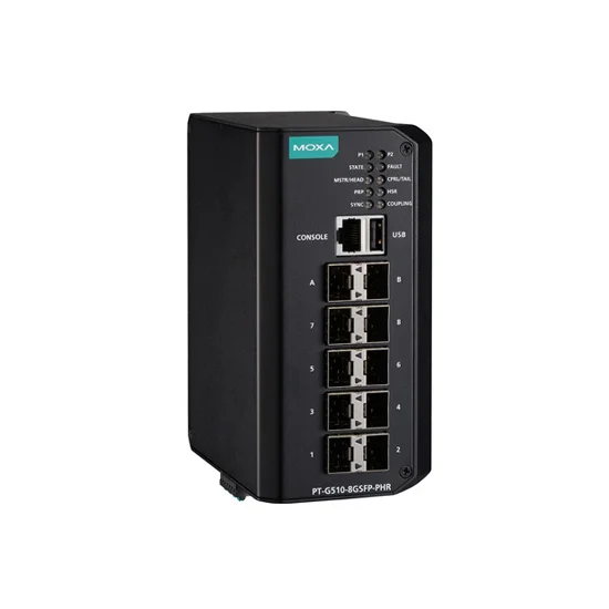 MOXA PT-G510-8GSFP-PHR-WV Managed Ethernet Switch