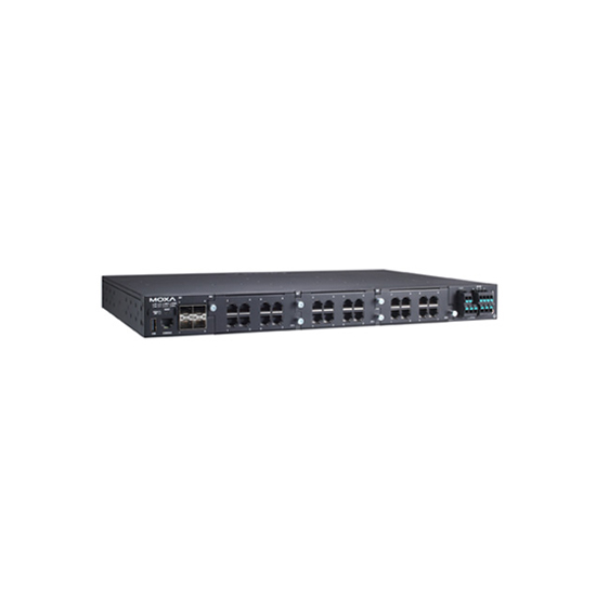 MOXA RKS-G4028-PoE-4GS-HV-T Rackmount Ethernet Switch