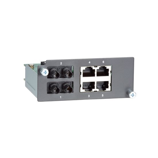 MOXA PM-7200-2MST4TX Fiber Ethernet Module