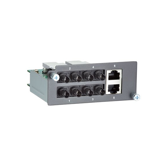 MOXA PM-7200-4MST2TX Fiber Ethernet Module