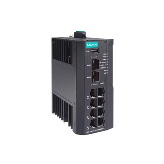 MOXA EDR-G9010-VPN-2MGSFP-CT-T Industrial Secure Router