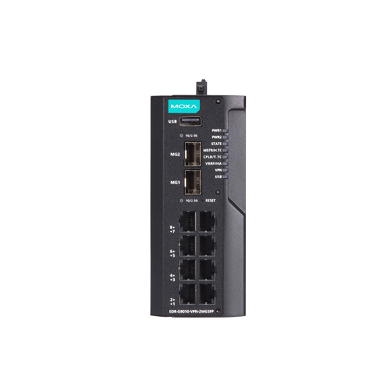 MOXA EDR-G9010-VPN-2MGSFP Industrial Secure Router