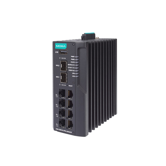 MOXA EDR-G9010-VPN-2MGSFP Industrial Secure Router