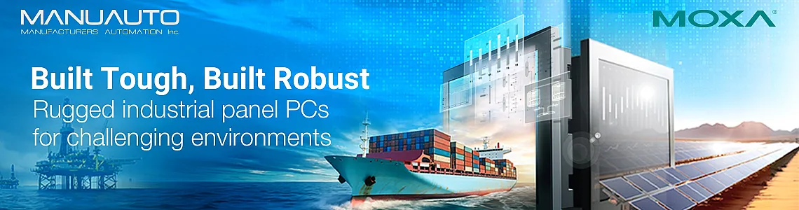 MOXA Durable Rugged Industrial Panel Computers for Extreme Outdoor and Hazardous Environments
