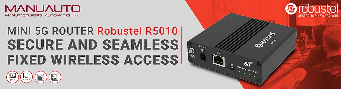 Robustel R5010 – Mini 5G Router for Industrial & Enterprise Applications