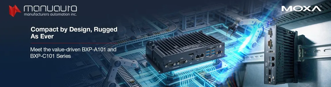 Comparing Moxa BXP-A101 and BXP-C101 Compact Fanless Industrial Computers