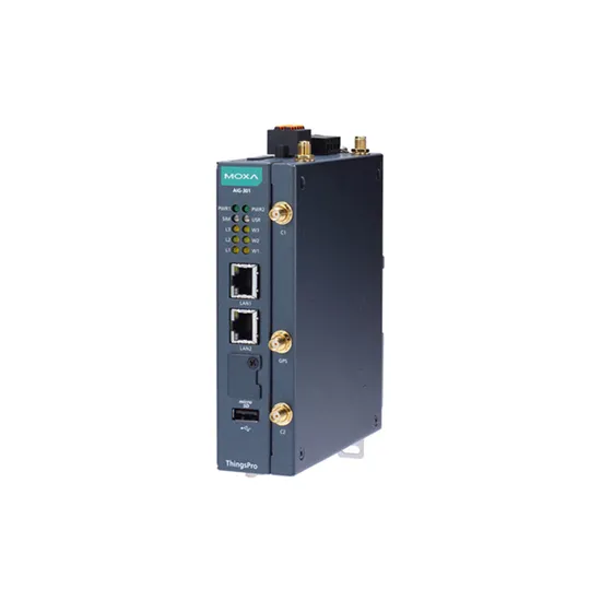 MOXA AIG-301-US-AZU-LX Advanced IIoT Gateway