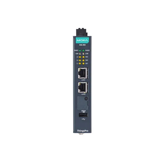 MOXA AIG-302-T-AZU-LX Advanced IIoT Gateway