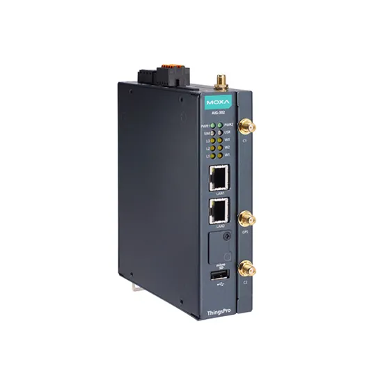 MOXA AIG-302-T-EU-AZU-LX Advanced IIoT Gateway