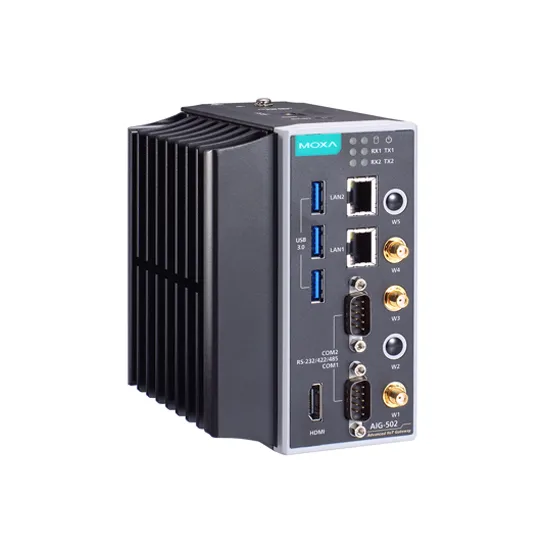 MOXA AIG-502-T-US-AZU-LX Advanced IIoT Gateway