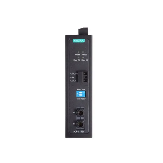 MOXA ICF-1170I-M-ST CANbus to Fiber Converter