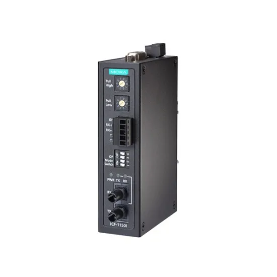 MOXA ICF-1150I-S-ST Serial to Fiber Converter