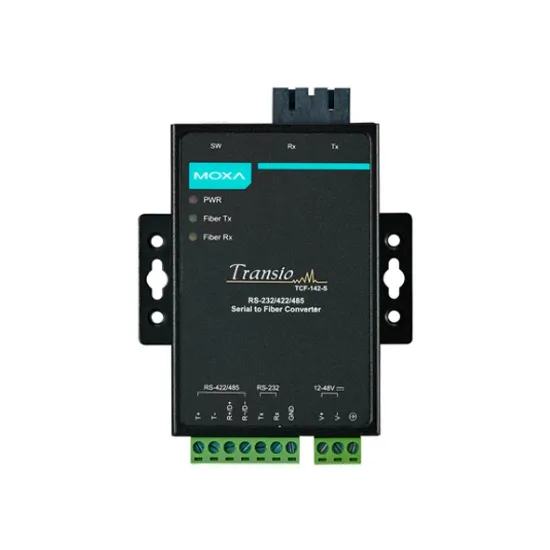 MOXA TCF-142-S-SC Serial to Fiber Converter