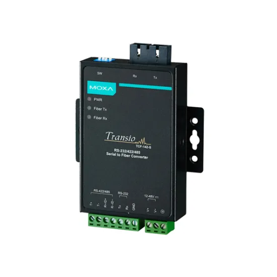 MOXA TCF-142-S-SC Serial to Fiber Converter