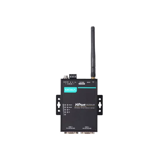 MOXA NPort W2250A-W4-T-US Serial to Wireless Device Server