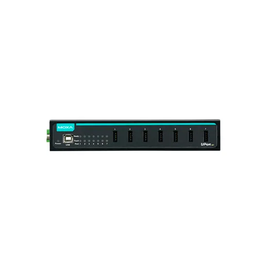 MOXA UPort 407-T 7-Port Industrial USB Hub
