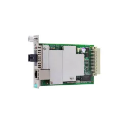 MOXA CSM-400-1225-T slide-in Ethernet-to-Fiber Media Converter