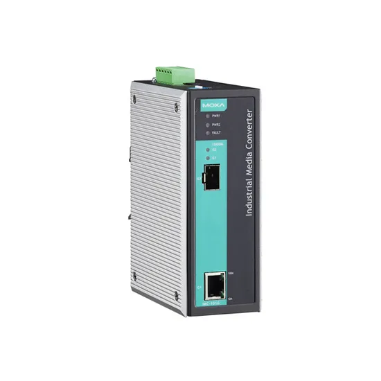 MOXA IMC-101G-T-IEX Ethernet to Fiber Converter