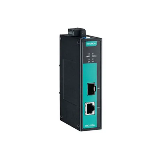 MOXA IMC-21GA-T Ethernet to Fiber Converter