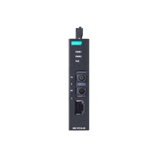 MOXA IMC-P21A-G2-M-ST Ethernet to Fiber Converter