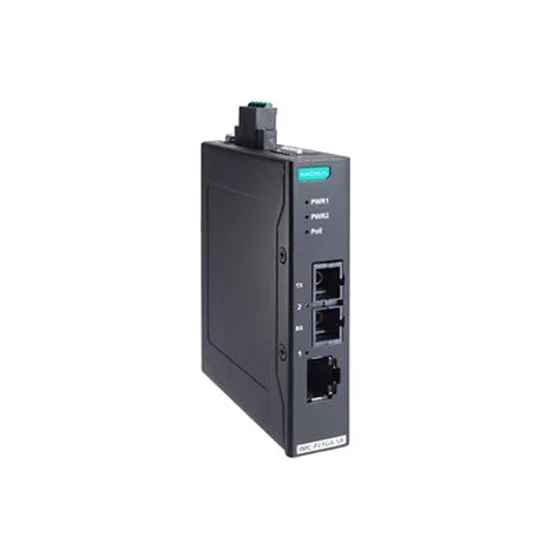 MOXA IMC-P21GA-G2-SX-SC Ethernet to Fiber Converter