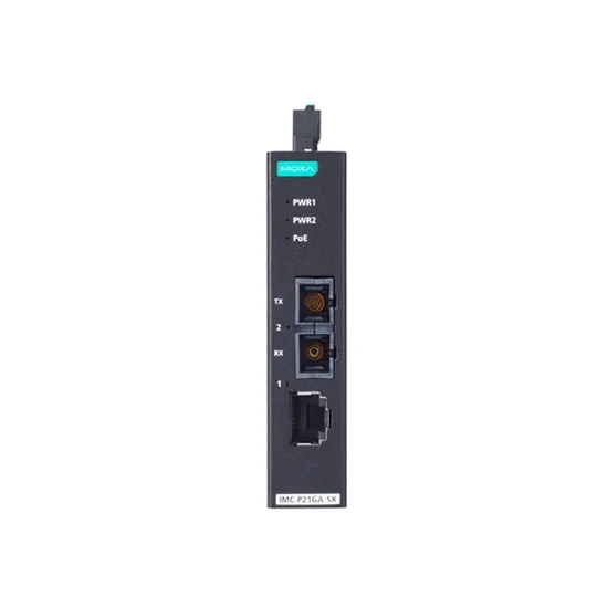 MOXA IMC-P21GA-G2-SX-SC Ethernet to Fiber Converter