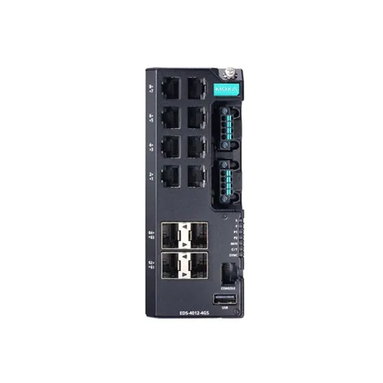 MOXA EDS-4012-4GS-LV-T Managed Ethernet Switch