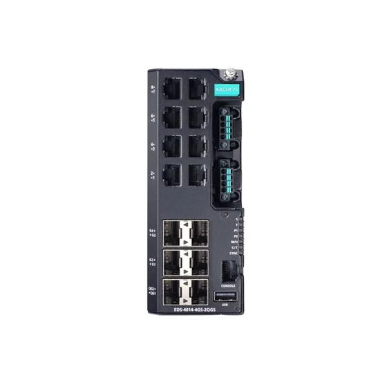 MOXA EDS-4014-4GS-2QGS-HV-T Managed Ethernet Switch