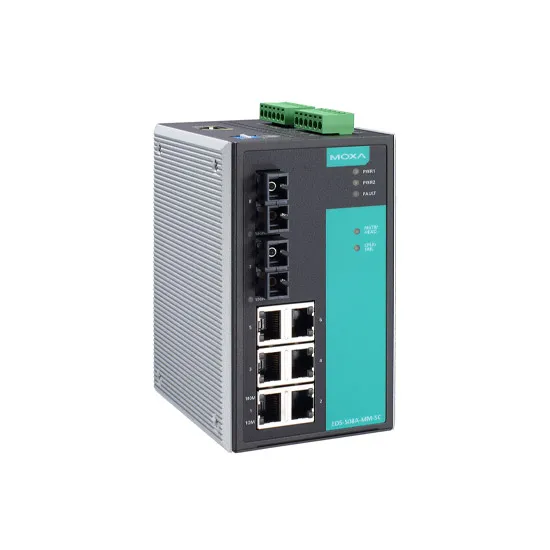 MOXA EDS-508A-SS-SC-80-T Managed Ethernet Switch